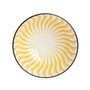 TORRE & TAGUS Kiri Porcelain Medium Bowl - Yellow Sunburst, 6-in 