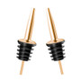FINAL TOUCH Bottle Pourers - Copper Finish, Set of 2