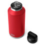 YETI Rambler Bottle With Chug Cap 1.89 L, Rescue Red 