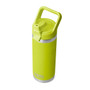 YETI Rambler Water Bottle 532 ML - Colour-Matched Straw Cap, Chartreuse 