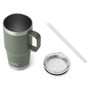 YETI Rambler Straw Mug 739 ML - Straw Lid, Camp Green 