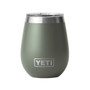 YETI Rambler Wine Tumbler - MagSlider Lid 295 ML, Camp Green 