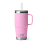 YETI Rambler Straw Mug 739 ML - Straw Lid, Power Pink 