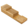 JOSEPH JOSEPH DrawerStore 2-tier Knife Organizer, Bamboo 