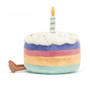 JELLYCAT Amuseable Rainbow Birthday Cake, 10 x 8-in 
