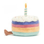 JELLYCAT Amuseable Rainbow Birthday Cake, 10 x 8-in