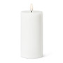 ABBOTT Luxlite LED Flameless Pillar Candle - White, 3x6-in 