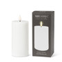 ABBOTT Luxlite LED Flameless Pillar Candle - White, 3x6-in 