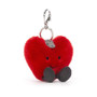 JELLYCAT Amuseable Heart - Bag Charm, Red 