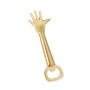 BE HOME Whimsical Bottle Opener Hand - Gold Finish 