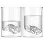 MTNPK GLASSWARE Whistler Blackcomb Collection Glass Set, 2-Piece 