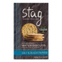 STAG CRACKERS Water Biscuits - Salt & Black Pepper, 150g 