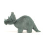 JELLYCAT Fossilly Triceratops, 7 x 4-in 