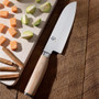 SHUN Santoku Knife - Premier Blonde, 7-in 