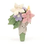 JELLYCAT Amuseable Bouquet of Flowers, 12 x 9-in
