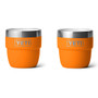 YETI Rambler 118 ML Stackable Espresso Cup - Set of 2, King Crab Orange 