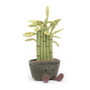 JELLYCAT Amuseable Potted Bamboo, 12 x 5-in 