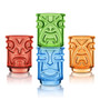 FINAL TOUCH Tiki Shots - Multicoloured Glasses, Set of 4