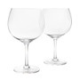 FINAL TOUCH Gin Lead-Free Crystal Glasses, Box of 2 