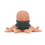 JELLYCAT Cozy Crew Octopus, 8 x 4-in 