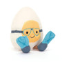 JELLYCAT Amuseable Boiled Egg Scuba, 6 x 4-in 