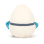 JELLYCAT Amuseable Boiled Egg Scuba, 6 x 4-in 