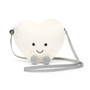 JELLYCAT Amuseable Cream Heart Bag, 7 x 7-in 