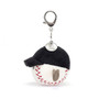 JELLYCAT Amuseable Sports Baseball Bag Charm, 5 x 2-in 