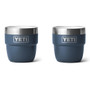 YETI Rambler 118 ML Stackable Espresso Cup - Set of 2, Navy