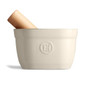 EMILE HENRY Heavy Mortar and Pestle 16cm, Argile 