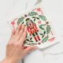 NOW DESIGNS Swedish Dishcloth - Nutcracker, 6.5 x 8-in