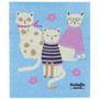 NOW DESIGNS Swedish Dishcloth - Feline Fine, 6.5 x 8-in