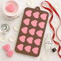 MRS ANDERSON'S BAKING Chocolate Mold Heart Shape - Silicone, 15 Slots 