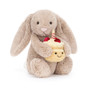 JELLYCAT Bashful Beige Bunny 'Birthday'