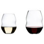Swirl White Wine - Crystal Wine Glasses, Box of 2