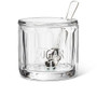 ABBOTT Sugar Bowl with Lid - Glass, 3.25-in 