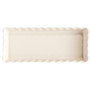 EMILE HENRY Rectangular Slim Tart Dish - Argile, 36.5 x 15cm 