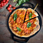 VICTORIA Victoria - Pizza Pan - Seasoned Cast Iron, 38cm 