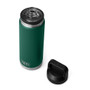YETI Rambler Bottle 769 ML - with Chug Cap, Black Forest Green 