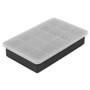 TOVOLO Perfect Cube Ice Tray with Lid - Charcoal 