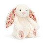 JELLYCAT Blossom Cream Bunny - Berry, Medium 
