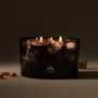 THYMES Noir Woods - 3-Wick Poured Candle, 18oz 