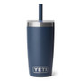 YETI Rambler Jr. 295 ml Tumbler - Silicone Straw Lid, Navy 