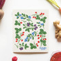 NOW DESIGNS Swedish Dishcloth - Berry Bramble, 6.5 x 8-in 