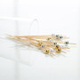 ABBOTT Cocktail Ball Picks - Metallic Silver 4.5-in, 100 Pieces 