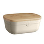 Bread Box - With cutting board, Argile