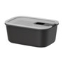 MEPAL EasyClip 2.0 Rectangular Storage Box - 700ml, Nordic Black 