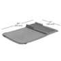 UMBRA UDry Mini Dish Drying Rack with Mat, Charcoal 