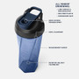 YETI Yonder 798 ML Shaker Bottle - Helimix Technology, Royal Blue 