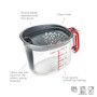 TOVOLO Gravy Strainer & Fat Separator – Charcoal, 4-Cup 